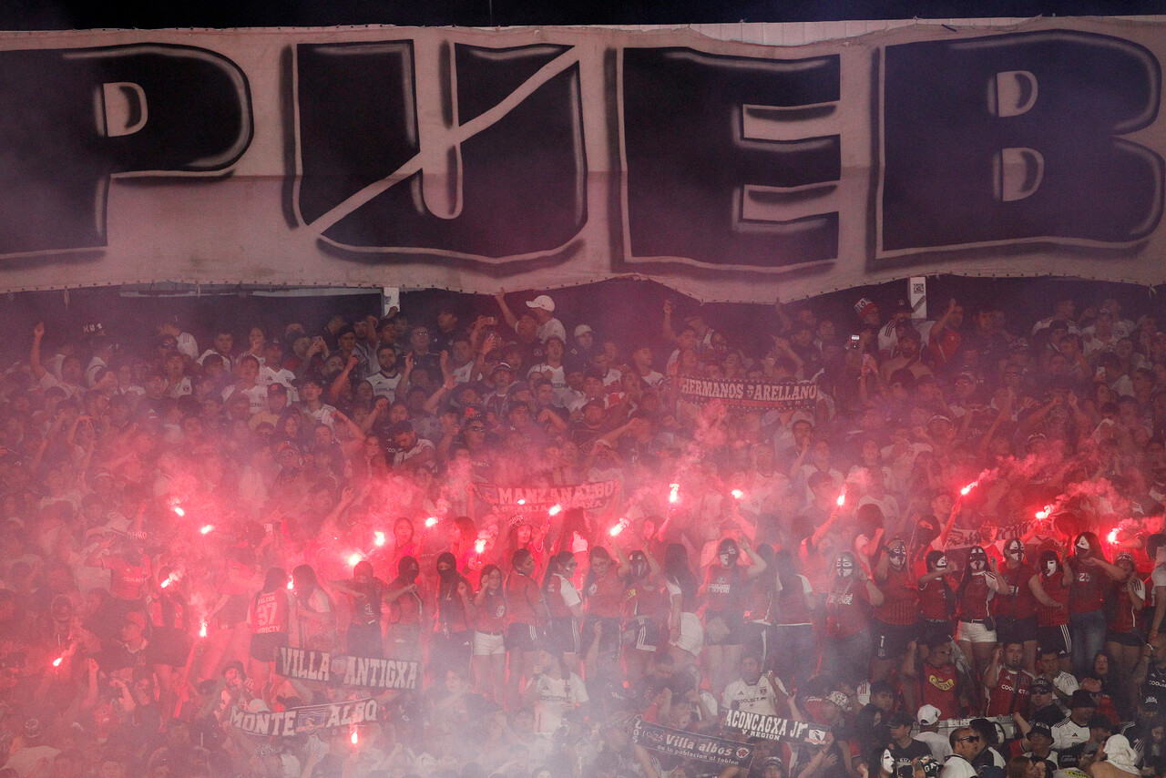 Hinchas de Colo Colo.