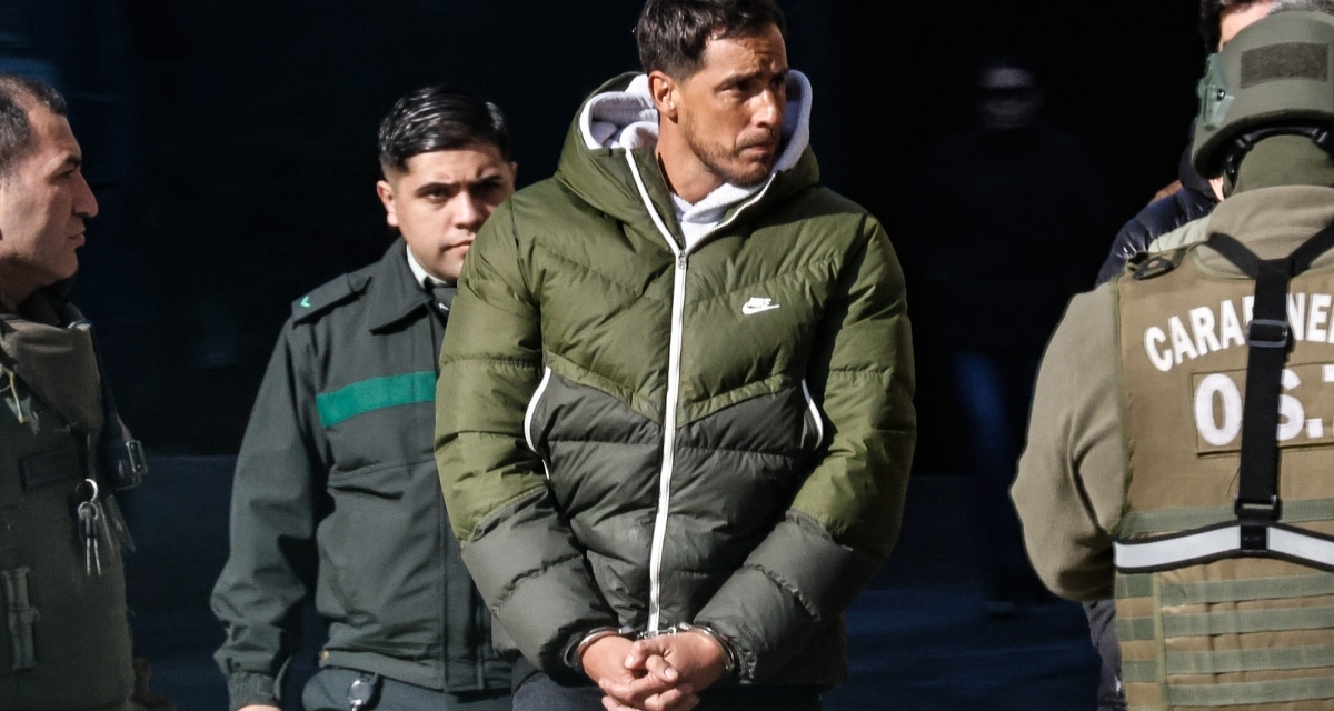 Camilo Huerta durante su formalización por la Operación Imperio Ámsterdam