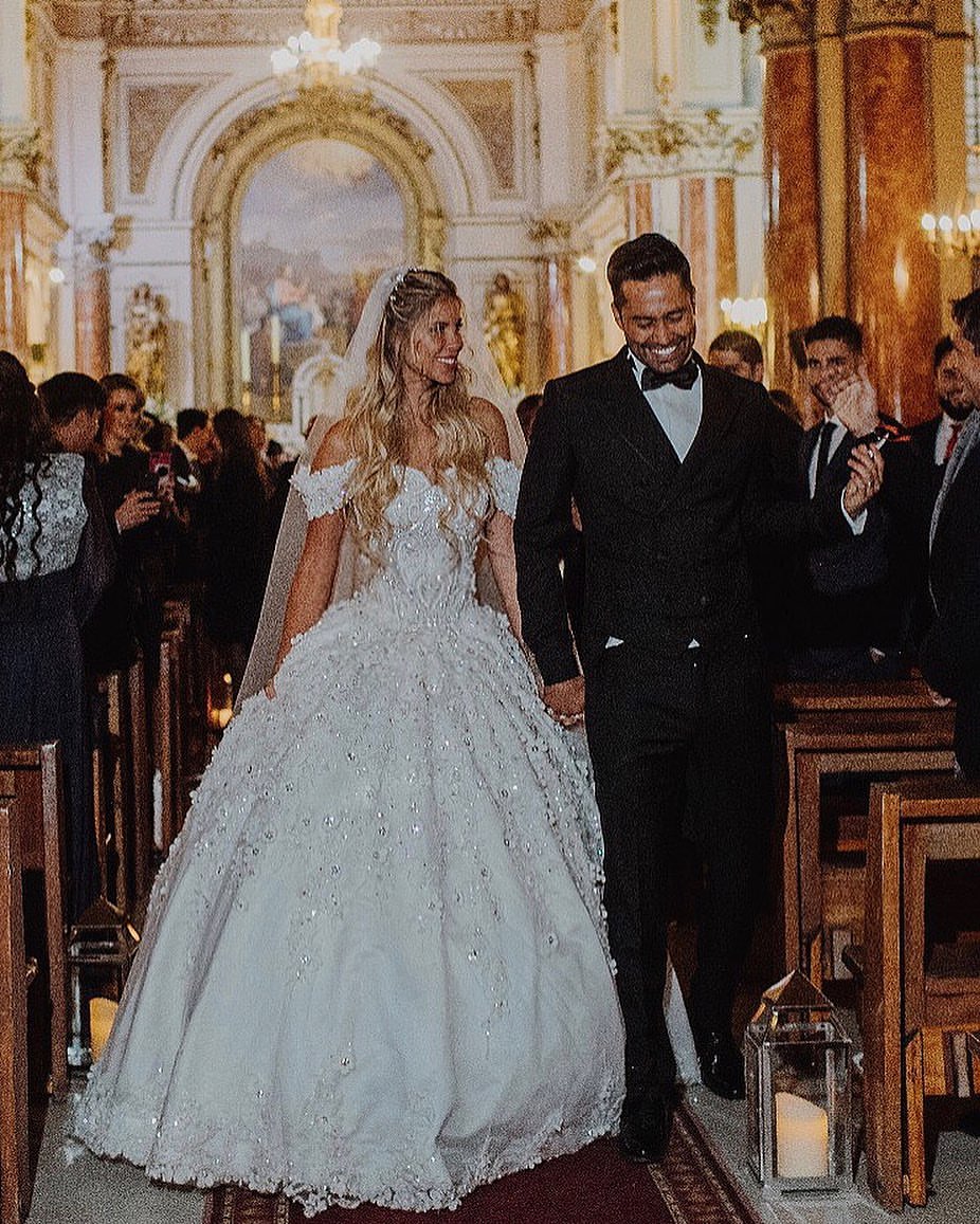 Coté López y Luis Jiménez durante sus años de matrimonio
