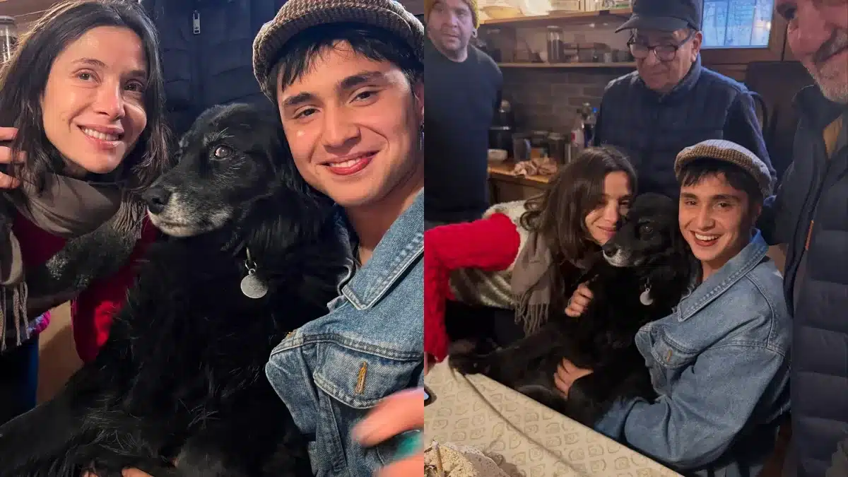 Daniela Ramírez y su hijo
