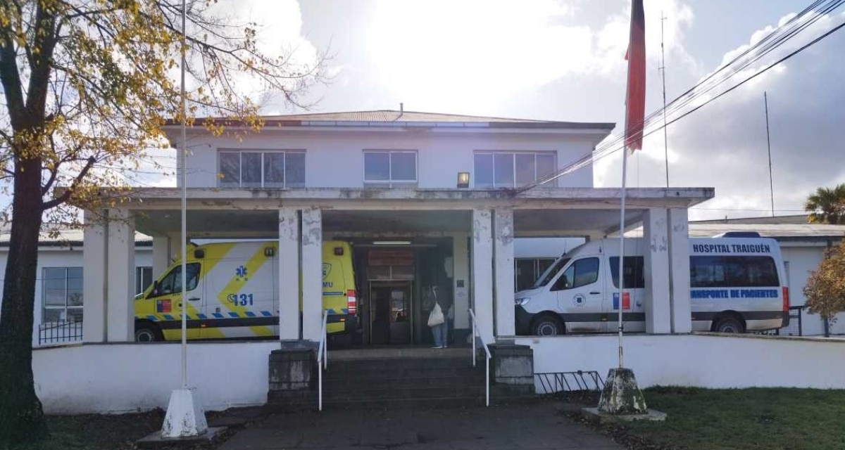 Cuatro adultos mayores fueron trasladados de urgencia al Hospital de Traiguén