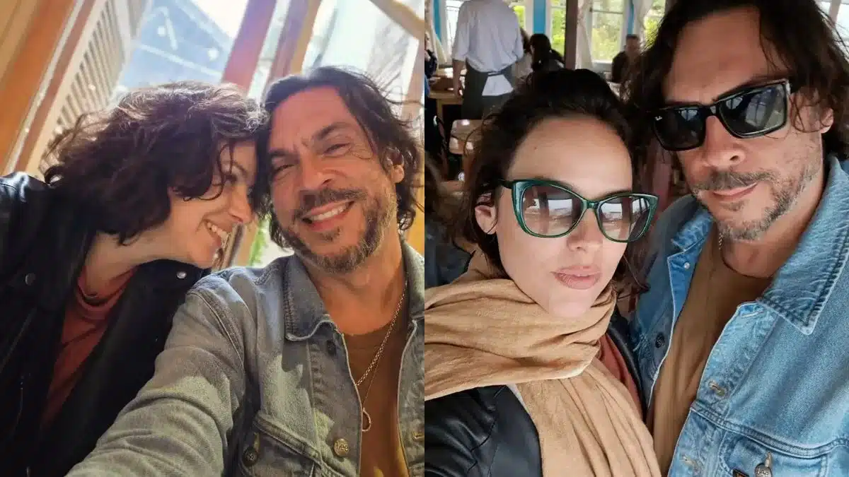Mauricio Jürgensen y Luciana Echeverría posan juntos en Valparaíso en una foto compartida por el periodista en Instagram
