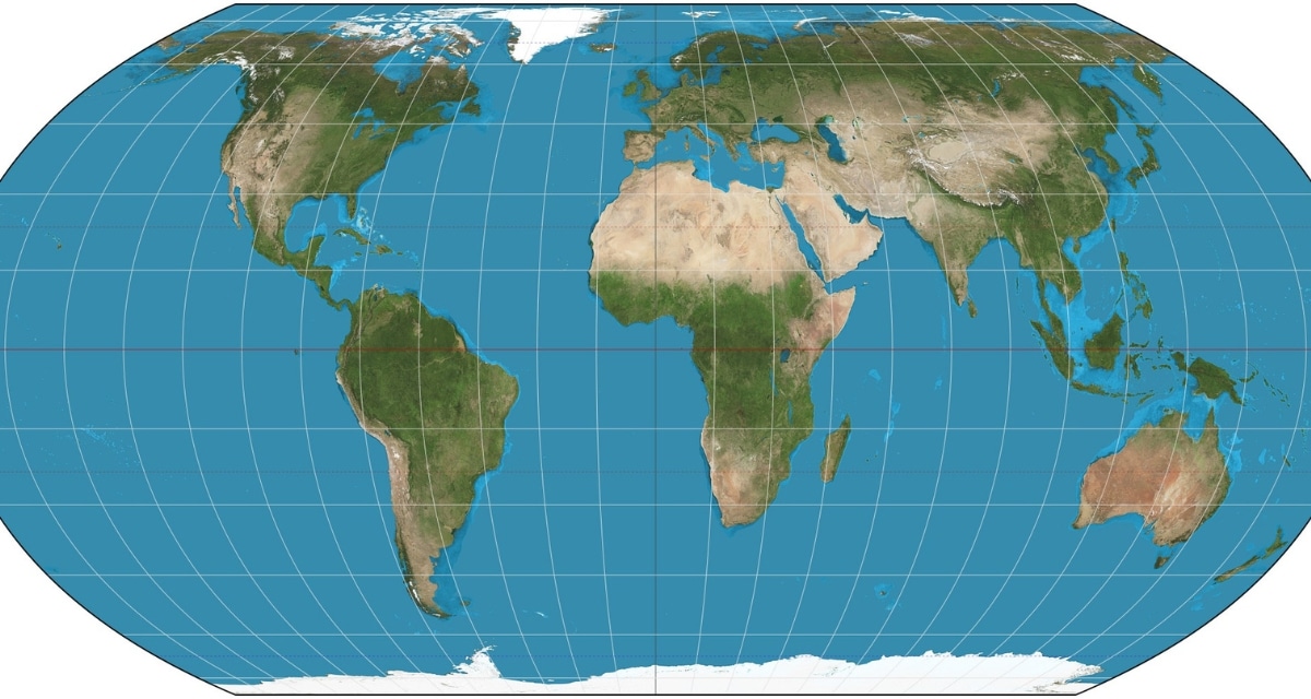 Así será el nuevo mapa del mundo.