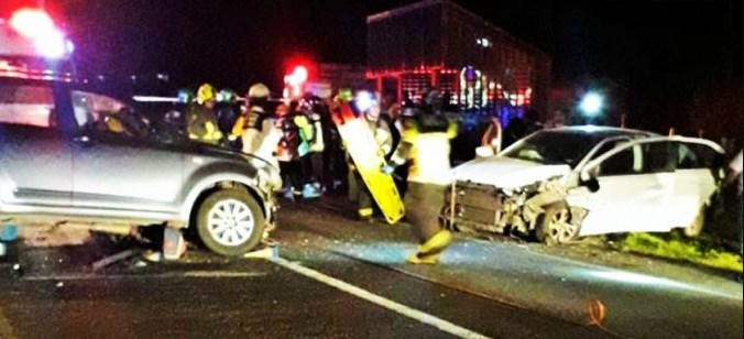 Cinco heridos por violento accidente de tránsito en la ciudad de Chonchi (Chiloé)