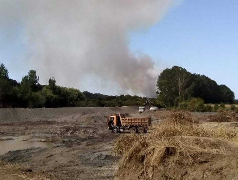 Continúa incendio forestal en sector Quitra Quitra de San Pablo (Osorno)
