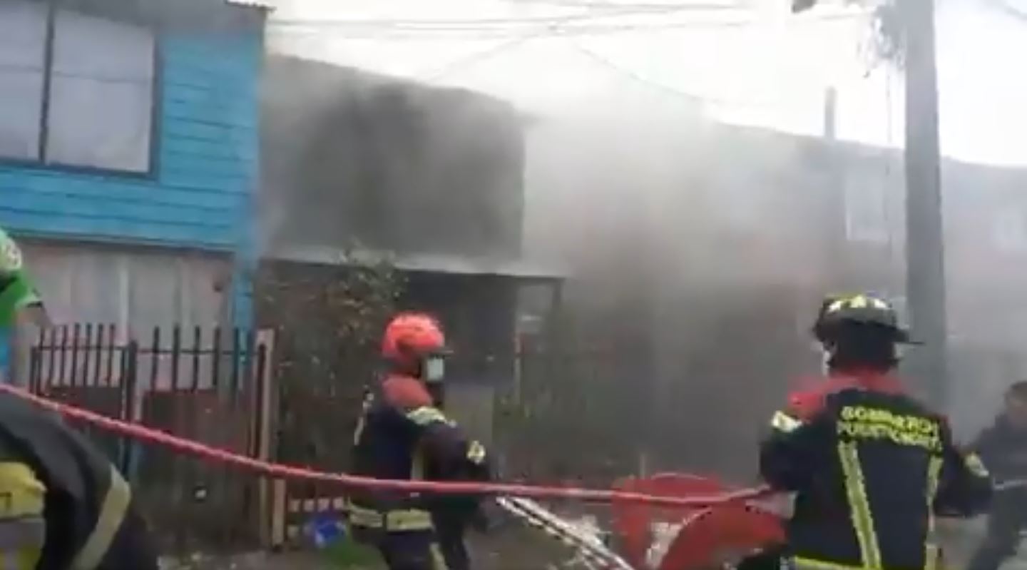 Incendio en Puerto Montt