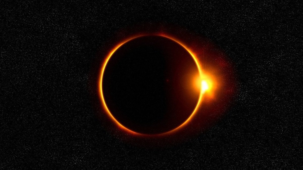 Eclipse solar en Osorno