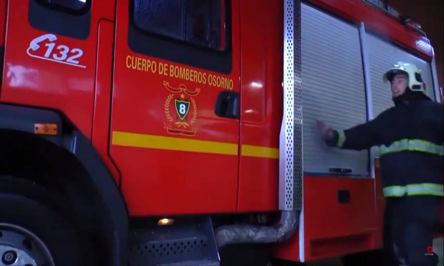 Incendio en Osorno