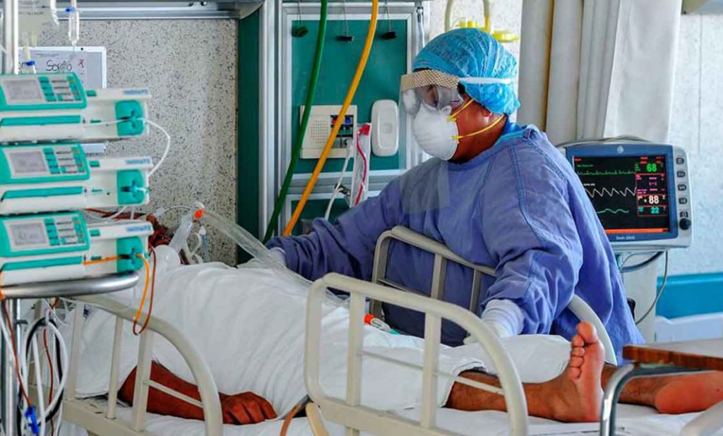 pacientes con covid en Los Lagos