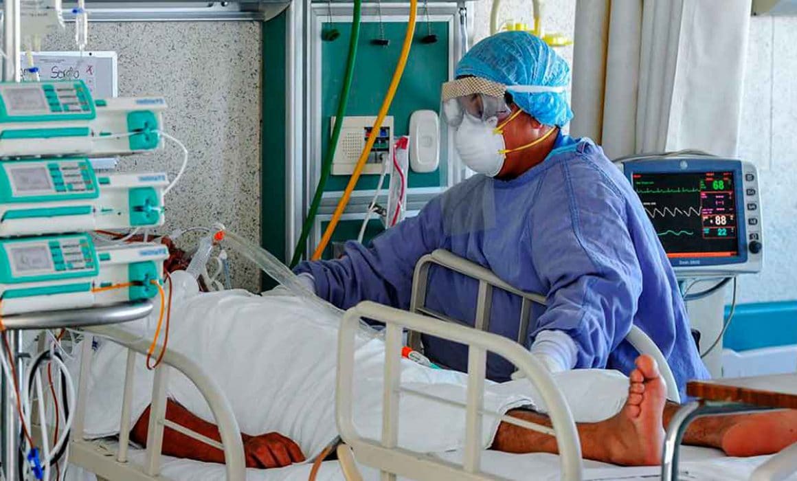 pacientes con covid en Los Lagos