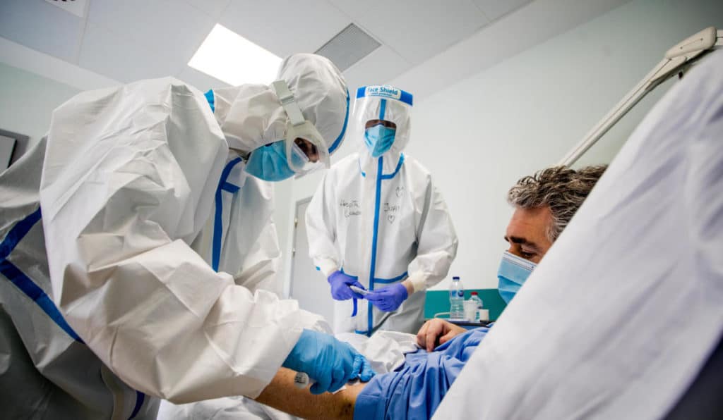 Hospitalizados por covid en Los Lagos