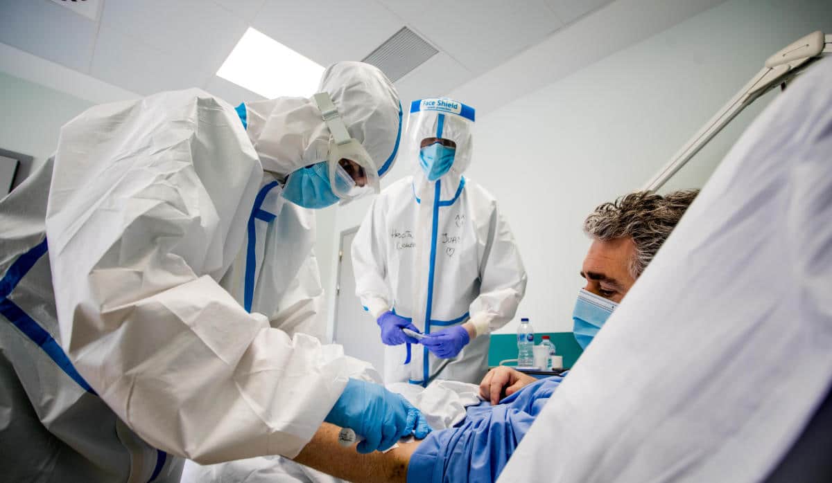 Hospitalizados por covid en Los Lagos