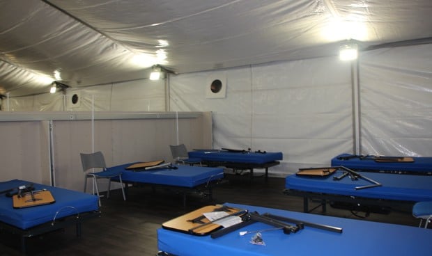 hospital de campaña en Chiloé