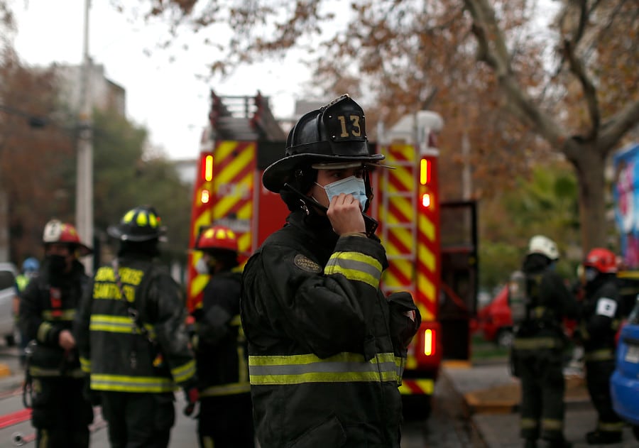 incendio en sector de Alerce