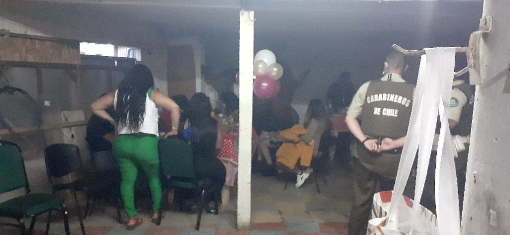 Fiesta clandestina en Ancud