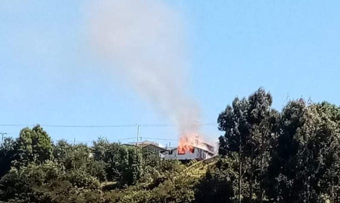 Incendio en Ancud