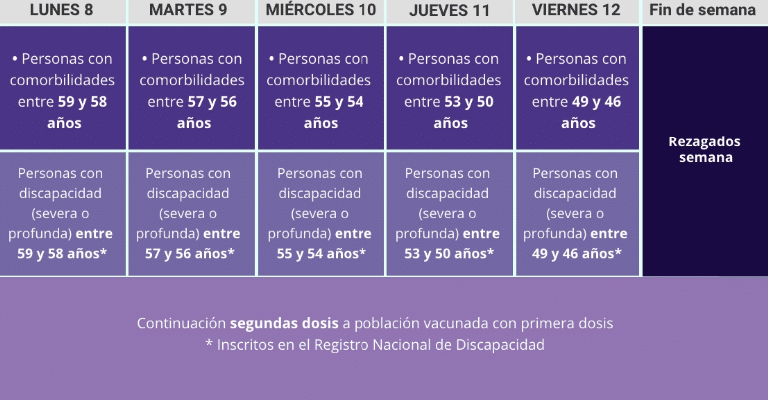 Proceso de vacunación