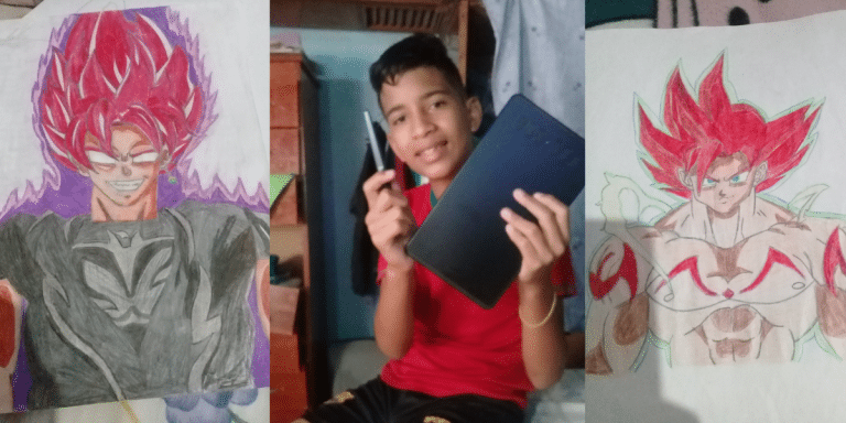 Niño venezolano hace dibujos para venderlos y así poder comprar alimentos  para su familia - Central Noticia