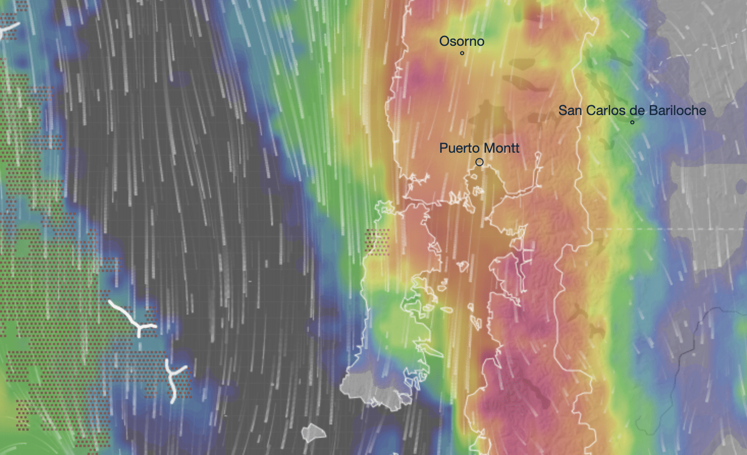 frente de mal tiempo