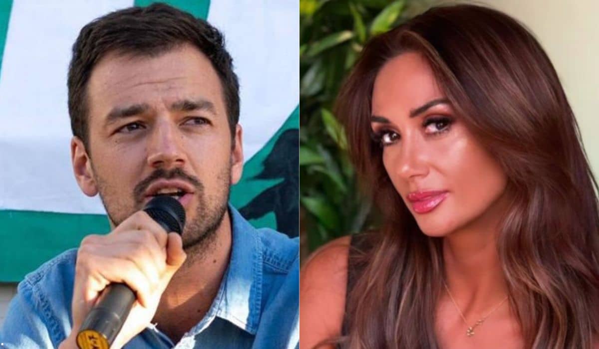 Pamela Díaz y el alcalde Tomás Vodanovic