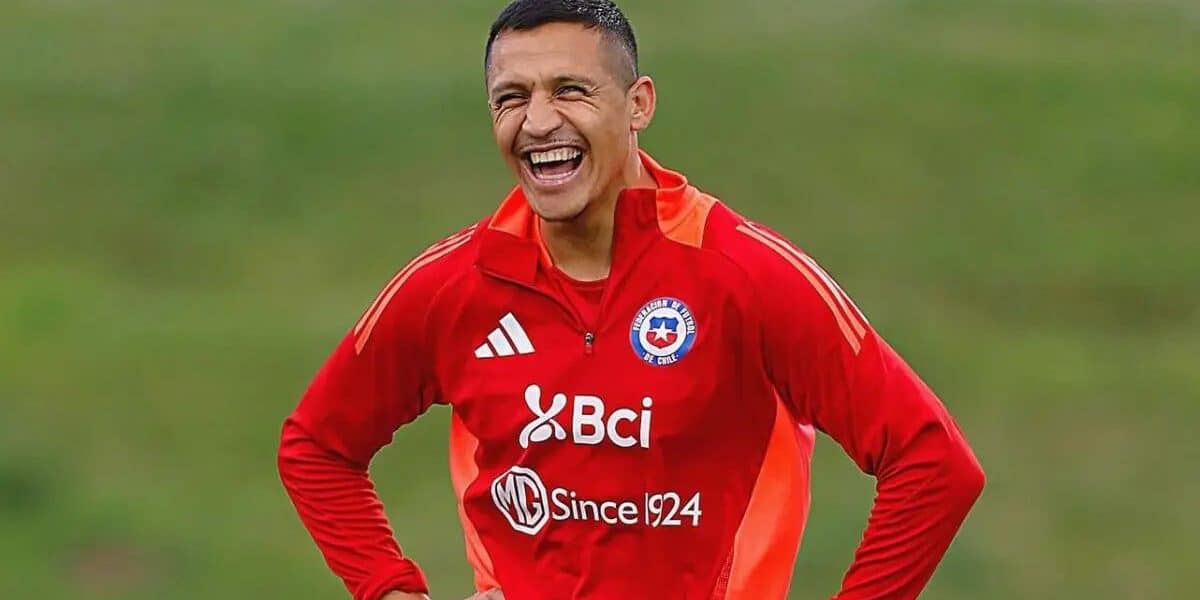 Alexis Sánchez con la Roja.