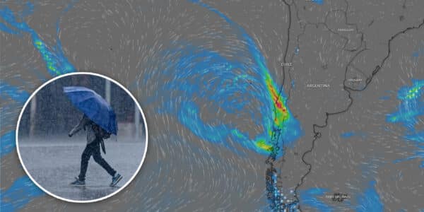 sistema frontal al sur