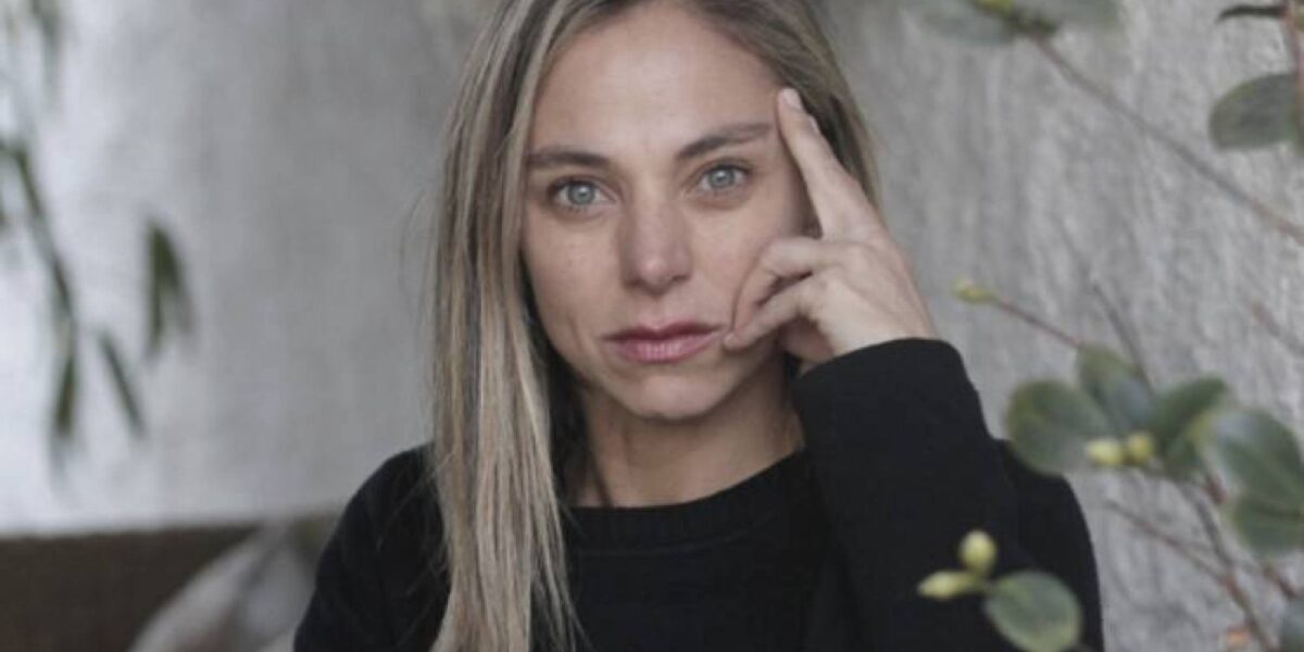 Mariana Derderián e hijo
