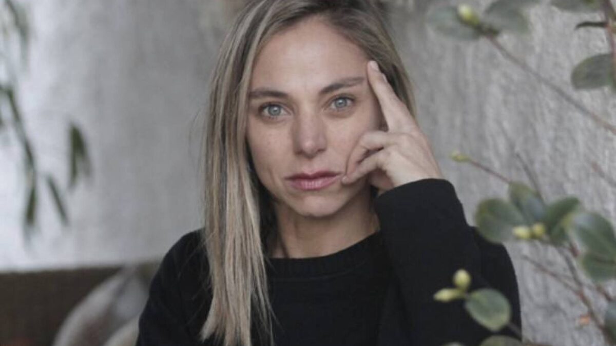 Mariana Derderián e hijo