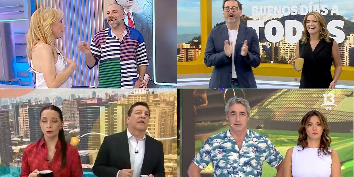 Mega arrasó en el rating de matinales este miércoles.