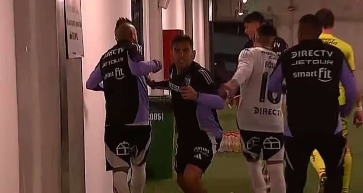 La pelea de Arturo Vidal con De Paul