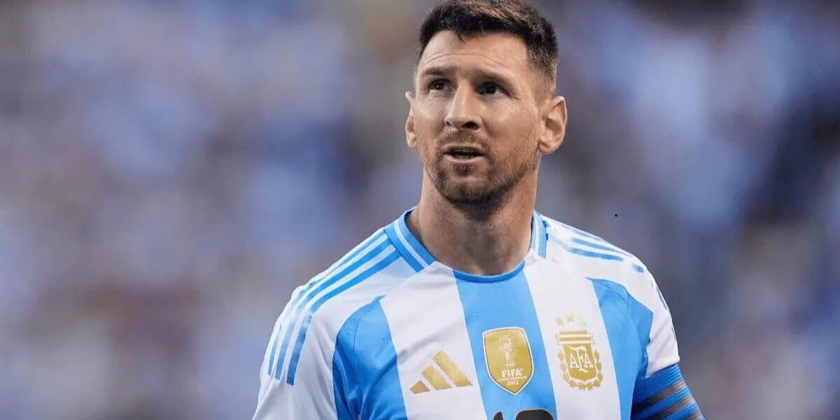 El golpe que recibió Lionel Messi