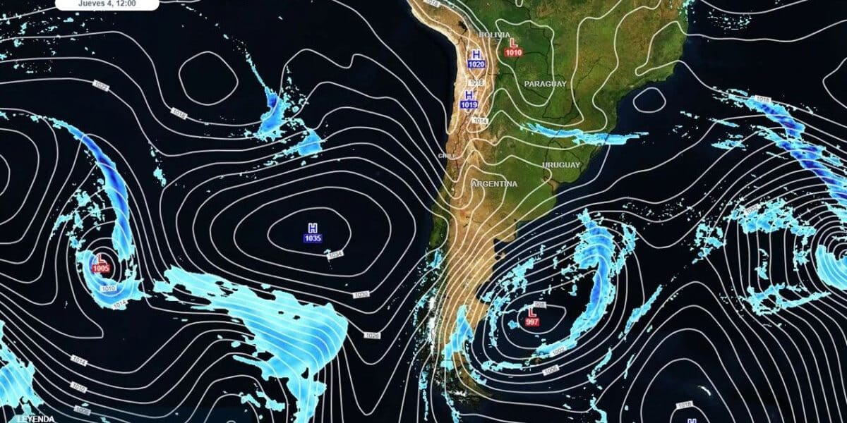 Anticiclón en Chile