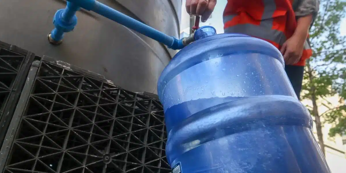 Corte de agua en Santiago