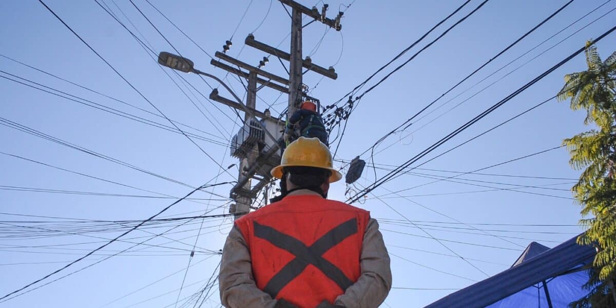 Corte de luz en Santiago.