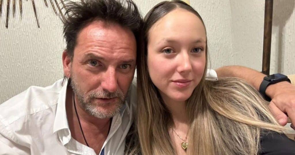 Daniel Fuenzalida recibió apoyo de su hija.