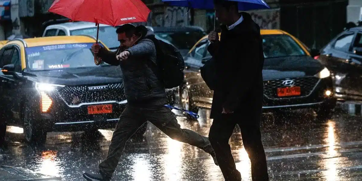 Santiago lluvia