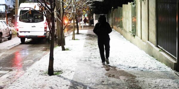 nieve en Santiago