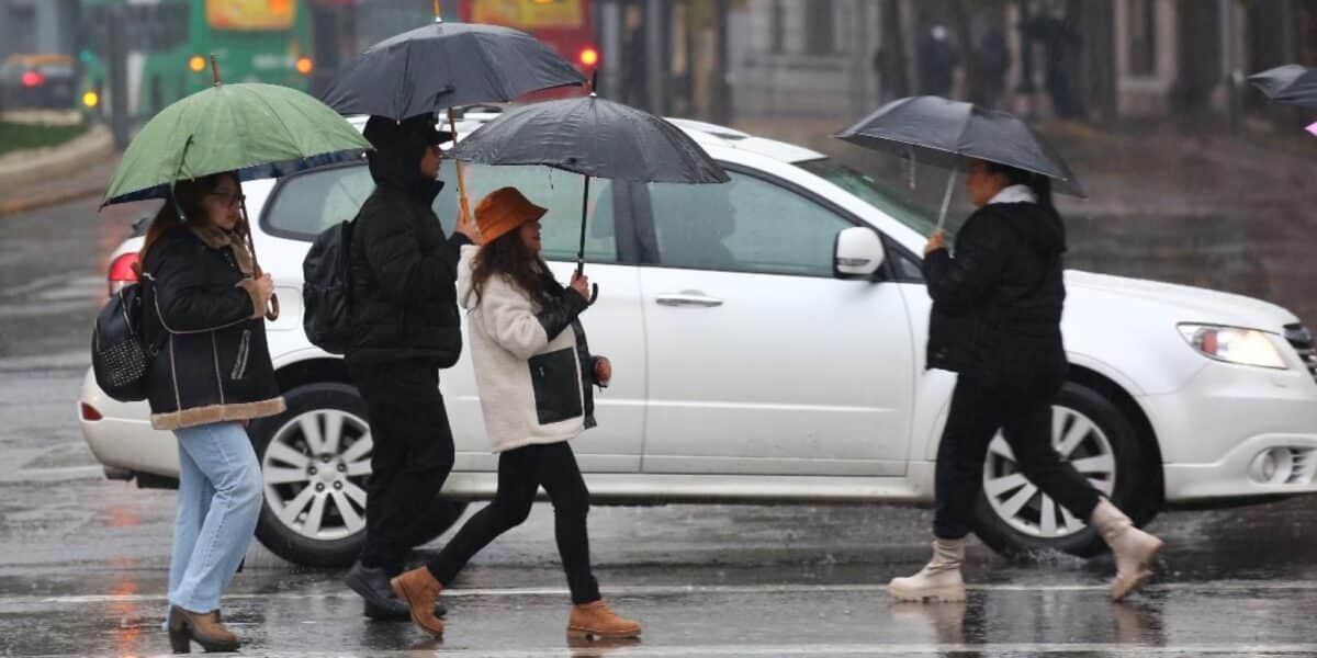 Santiago lluvia