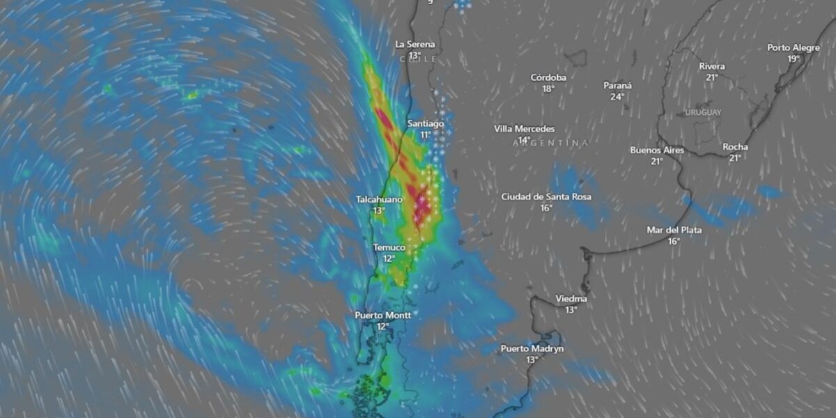 Santiago precipitaciones