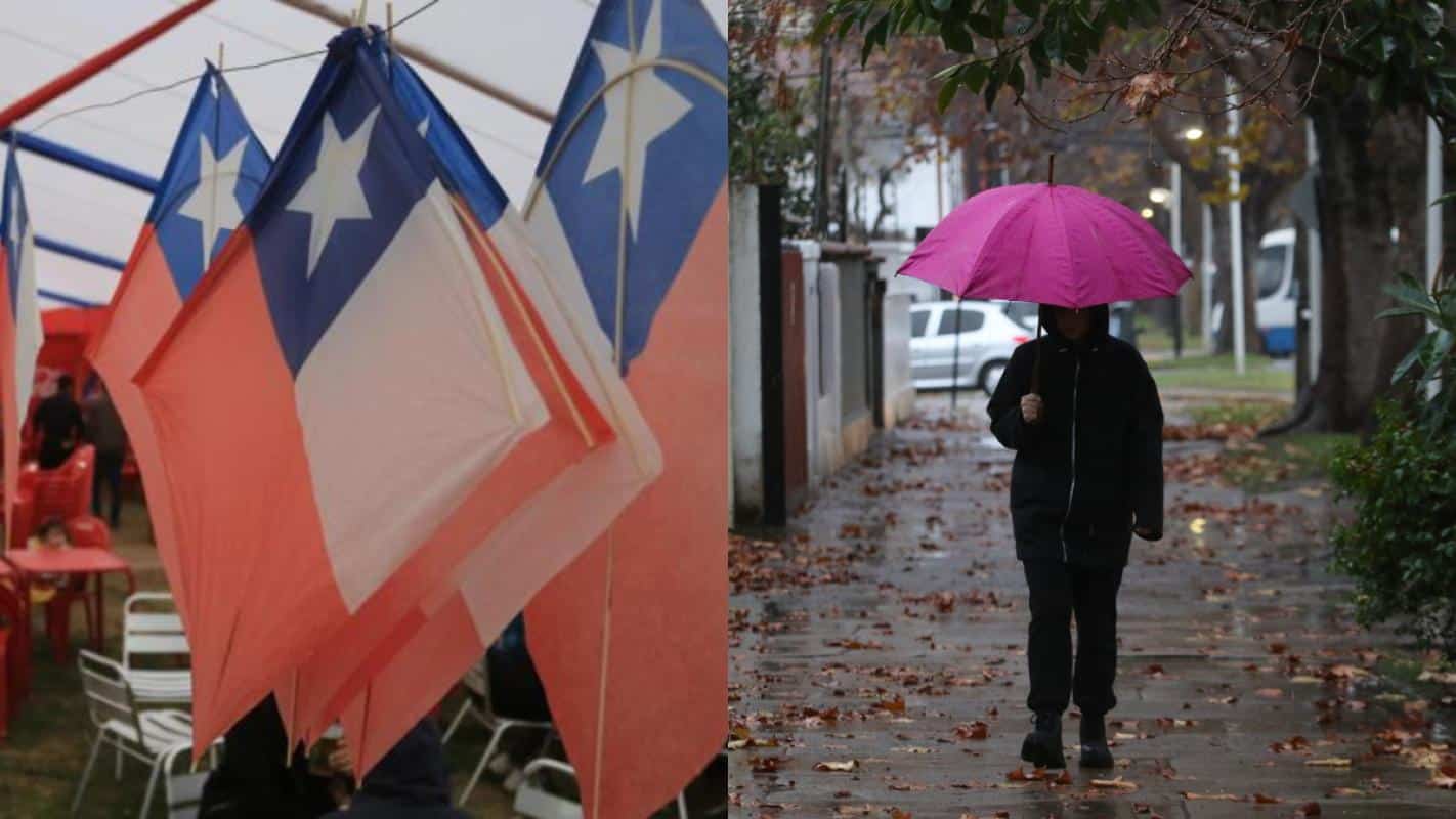 lluvia en fiestas patrias