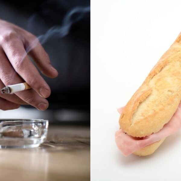 sándwich con jamón