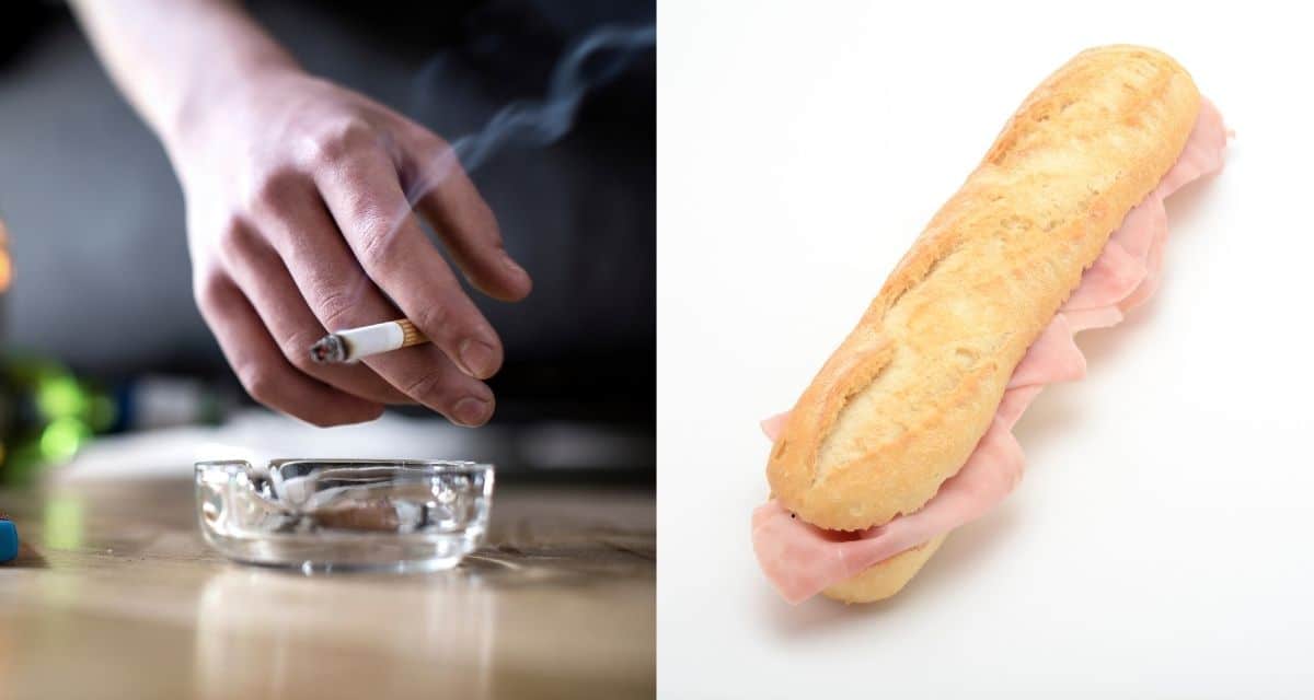 sándwich con jamón