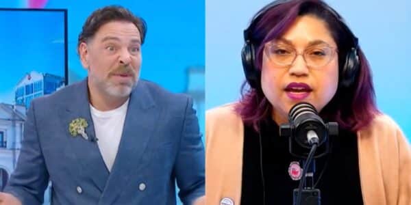 Alejandra Valle reaccionando a las declaraciones de José Antonio Neme