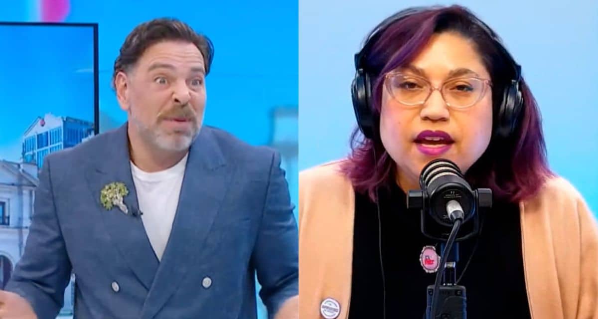 Alejandra Valle reaccionando a las declaraciones de José Antonio Neme