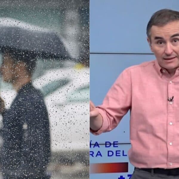 Alejandro Sepúlveda explicando amenaza del Súper Niño para Chile