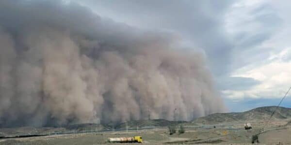 Alerta por vientos en Antofagasta con ráfagas y tormentas de arena en sectores cordilleranos