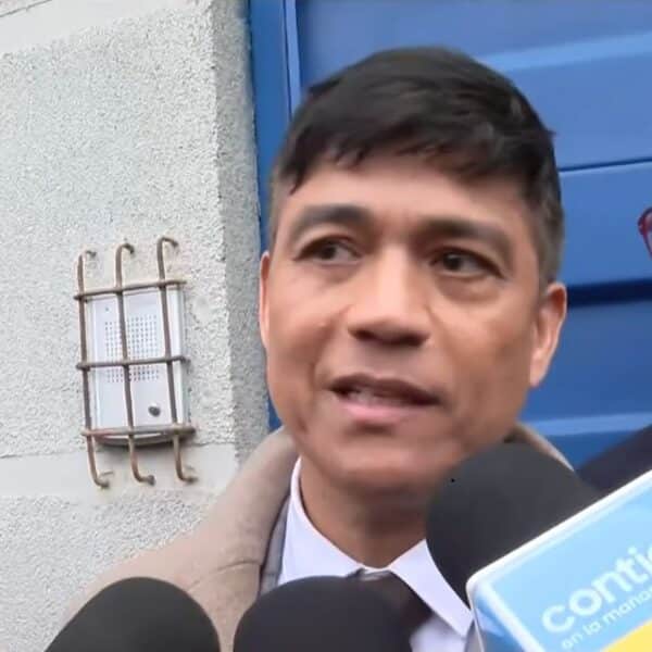 Américo habló brevemente tras audiencia por denuncia de Yamila Reyna