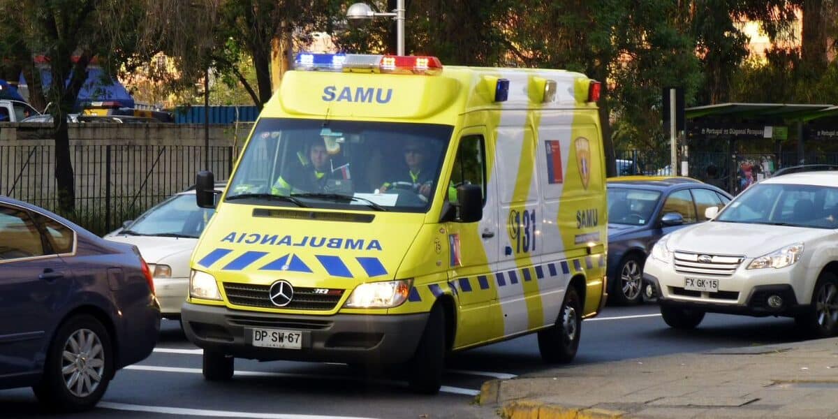 Procedimiento policial tras atropello de niñas en Cerrillos