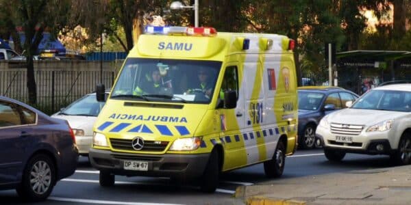 Procedimiento policial tras atropello de niñas en Cerrillos