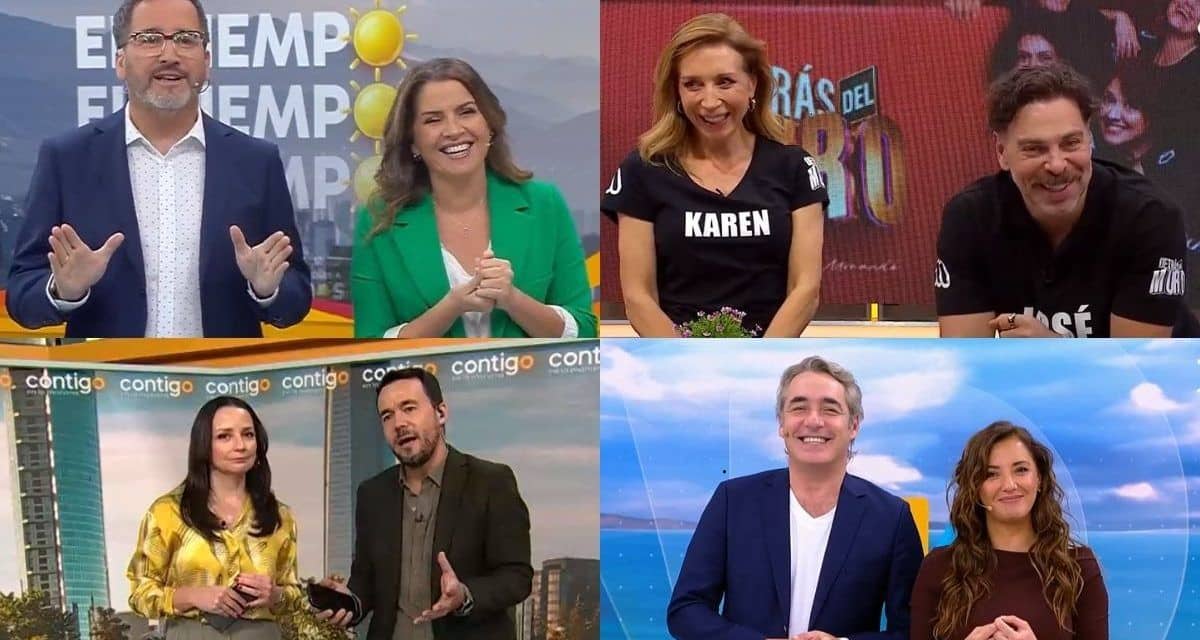 Programas de la televisión chilena compiten por liderar el rating matinal